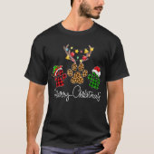 メリークリスマスパウプリントデザイン Tシャツ (正面)