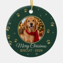 メリークリスマスパウプリントペット写真