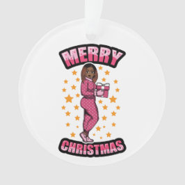 メリークリスマスパジャマメラニンXマスセーターシエスタ オーナメント