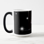 メリークリスマスパステルがクリスマスツリーに点灯 モーフィングマグカップ (左)