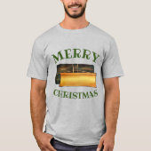 メリークリスマスパスレスプエルトリカバナナケーキ Tシャツ (正面)