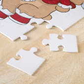 メリークリスマスパズルお祝い ジグソーパズル (側面)