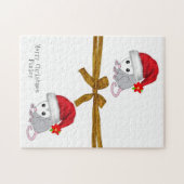 メリークリスマスパズルクリスマスオポッサム ジグソーパズル (横)