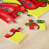 メリークリスマスパズルクリスマスレッドペッパー ジグソーパズル (側面)