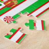 メリークリスマスパズルサンタ ジグソーパズル (側面)