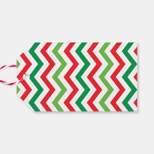 メリークリスマスパターンパーソナライズされたギフトラベル ギフトタグ (裏面横)