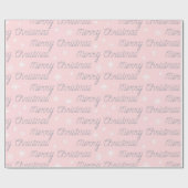 メリークリスマスパターンラッピング紙 ラッピングペーパー (フラット)