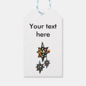 メリークリスマスパターン星ギフトラベル ギフトタグ (裏面)