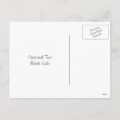 メリークリスマスパターン赤と緑 シーズンポストカード (裏面)