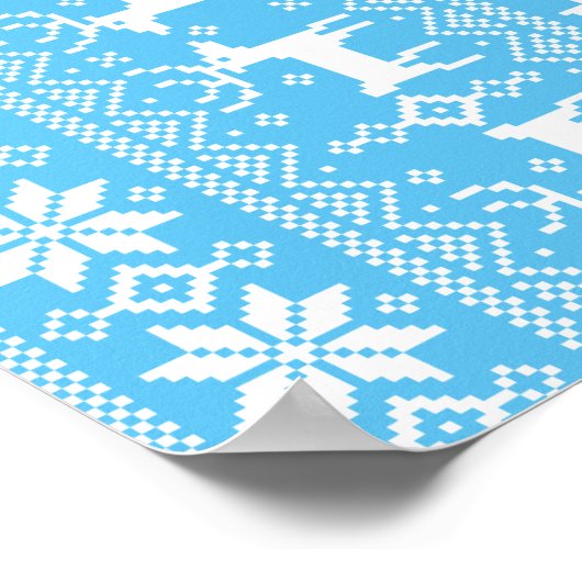 メリークリスマスパターン1 ポスター (角)