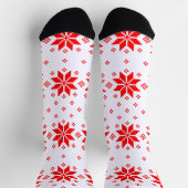メリークリスマスパターン5 ソックス (上部)