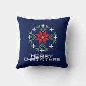 メリークリスマスパターン6 クッション (裏面)