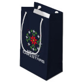 メリークリスマスパターン6 スモールペーパーバッグ (裏面アングル)