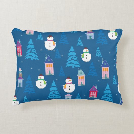 メリークリスマスパターン アクセントクッション (正面)