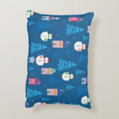 メリークリスマスパターン アクセントクッション (裏面(縦))