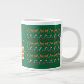 メリークリスマスパターン,クリスマスギフト ジャンボコーヒーマグカップ (右)