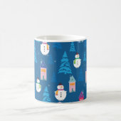 メリークリスマスパターン コーヒーマグカップ (中央)