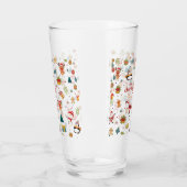 メリークリスマスパターン タンブラーグラス (左)