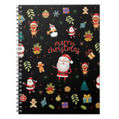 メリークリスマスパターン ノートブック (正面)