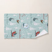 メリークリスマスパターン バスタオルセット (ハンドタオル)