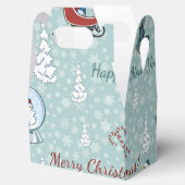 メリークリスマスパターン フェイバーボックス (オープン)