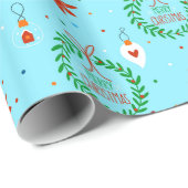 メリークリスマスパターン ラッピングペーパー (ロールコーナー)