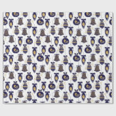 メリークリスマスパターン ラッピングペーパー (フラット)