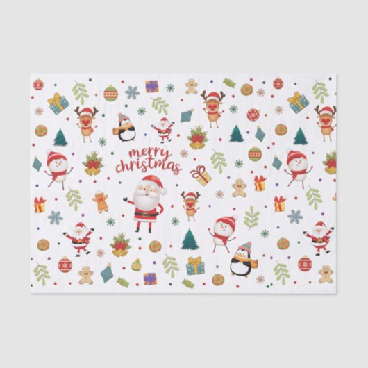 メリークリスマスパターン 薄葉紙 (正面)