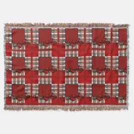 メリークリスマスパッチワーク スローブランケット