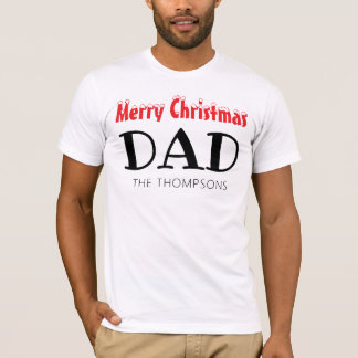 メリークリスマスパパファミリー Tシャツ