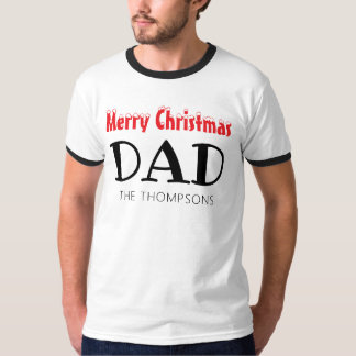 メリークリスマスパパファミリー Tシャツ
