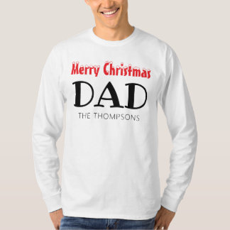 メリークリスマスパパファミリー Tシャツ