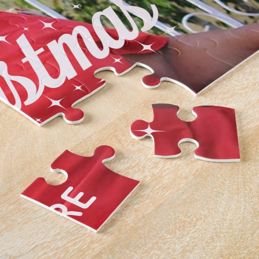 メリークリスマスパーソナライズされたパズル ジグソーパズル (側面)