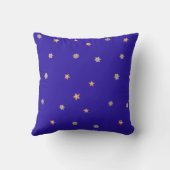 メリークリスマスパーソナライズされたファミリー名海軍おもしろい クッション (裏面)