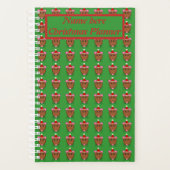 メリークリスマスパーソナライズされたマウス プランナー手帳 (正面)