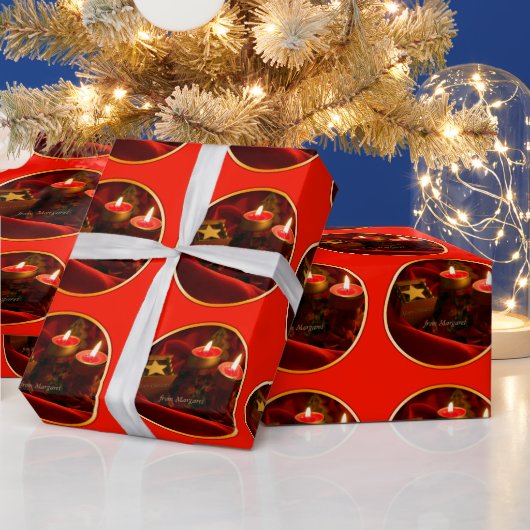 メリークリスマスパーソナライズされたラッピング紙 ラッピングペーパー (クリスマス)