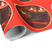 メリークリスマスパーソナライズされたラッピング紙 ラッピングペーパー (ロールコーナー)