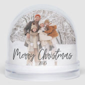 メリークリスマスパーソナライズされた写真 (正面)