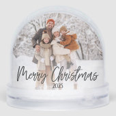 メリークリスマスパーソナライズされた写真 (裏面)