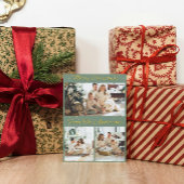 メリークリスマスパーソナライズされた家族のフォトカード