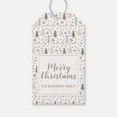 メリークリスマスパーソナライズされた ギフトタグ (裏面)