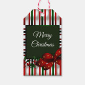 メリークリスマスパーソナライズされた ギフトタグ (正面)