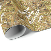 メリークリスマスパーソナライズされた ラッピングペーパー (ロールコーナー)