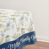 メリークリスマスパーソナライズドファミリー名または文字 テーブルクロス (インサイチュ)