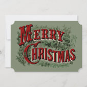 メリークリスマスパーティの招待状 招待状 (正面)