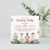 メリークリスマスパーティーくるみ割りテーマ 招待状 (スタンド正面)