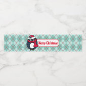 メリークリスマスパーティーウォーターボトルラベルシール ペットボトルラベル (シングルラベル)