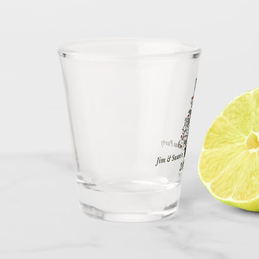 メリークリスマスパーティーギフトショットグラス ショットグラス (左)