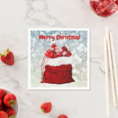 メリークリスマスパーティーナプキンス スタンダードカクテルナプキン (インサイチュ)