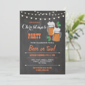 メリークリスマスパーティーベアーズミスタントークリスマス招待状 招待状 (スタンド正面)